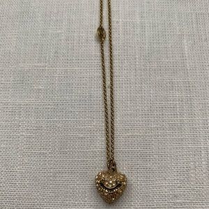 Juicy Couture Gold Rhinestone Necklace